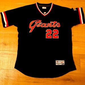 Majestic San Francisco Giants MLB Will Clark jersey